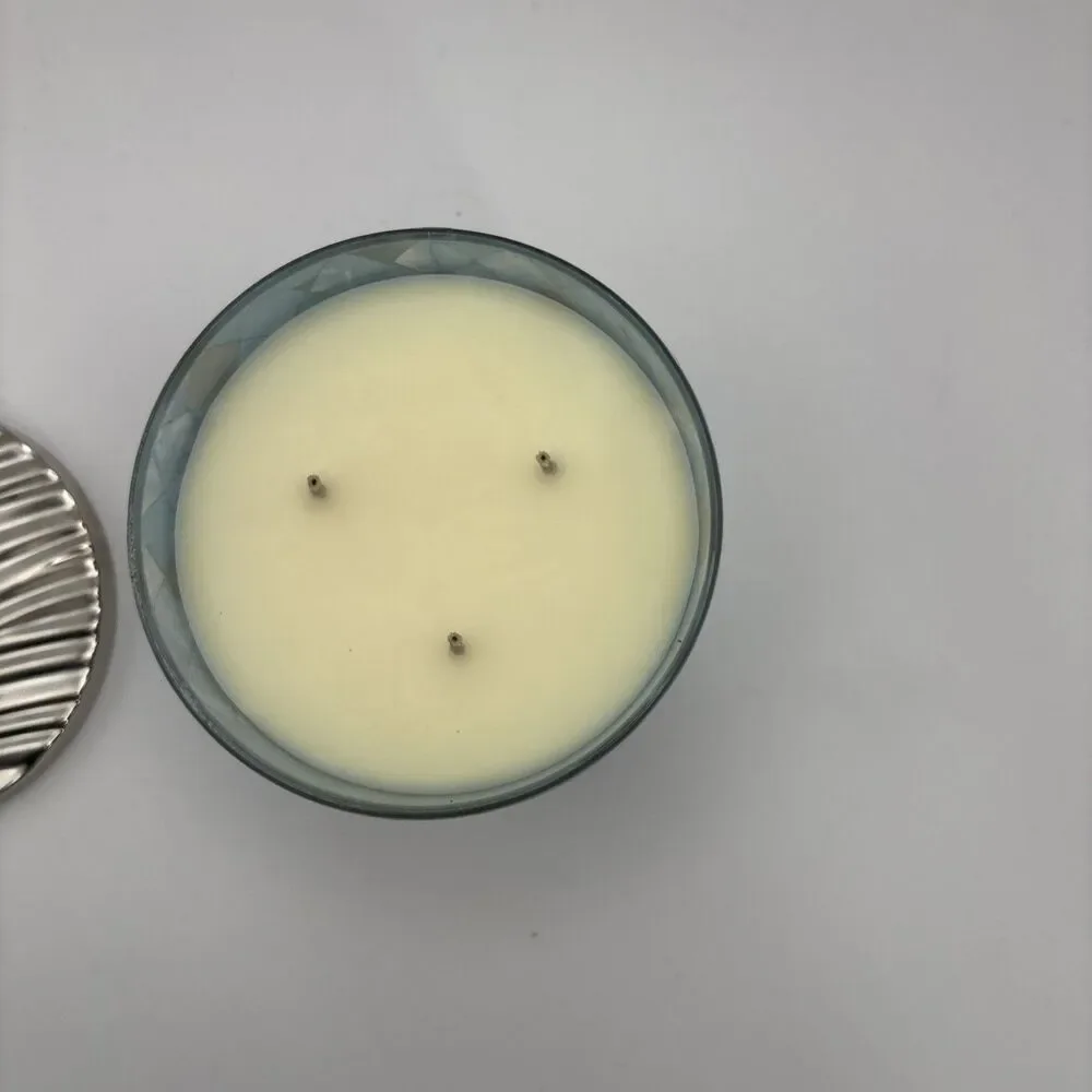 Bath And Body Works Scented Three Wick Candle 3 Wick Ocean Mist And Citrus